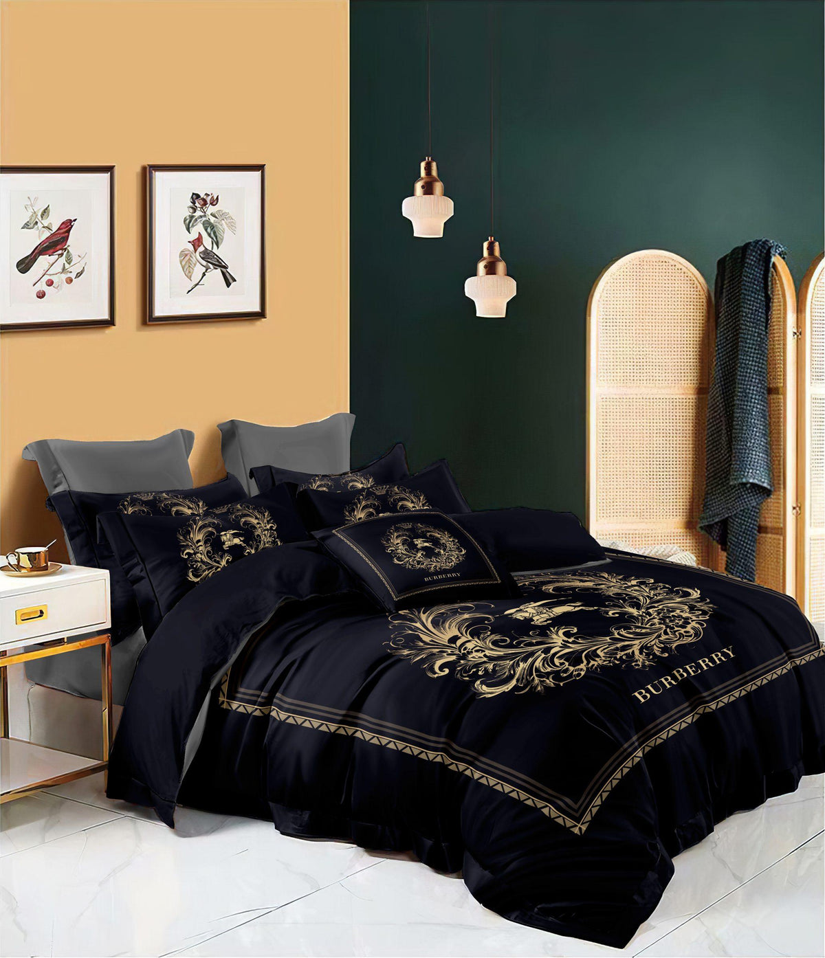 Onyx Medallion Bedding Set - black ornamental medallion - source file Anara-Lifestyle-Product-01.jpg