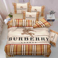 Camel Check Bedding Set - camel and cream classic check pattern - source file Anara-Lifestyle-Product-14.jpg