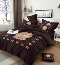 Espresso Monogram Bedding Set - espresso brown oversized monogram composition - source file Anara-Lifestyle-Product-26.jpg