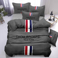 Graphite Stripe Bedding Set - graphite and red sport-inspired stripe detailing - source file Anara-Lifestyle-Product-29.jpg