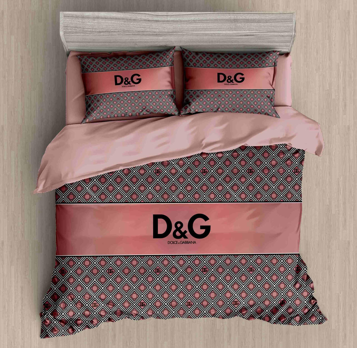 Blush Geo Bedding Set - blush pink contemporary geometric pattern - source file Anara-Lifestyle-Product-50.jpg